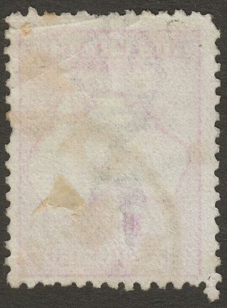 Australia 1922 KGV Roo 10sh Grey,  Aniline Pink wmk Nar Crown SG43b Faults 2