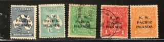Australia Stamps North West Pacific Islands Png Hinged & Lot 52