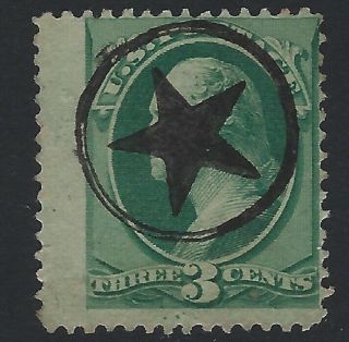 Us Stamps - Sc 184 - - Fancy Star Cancel  (k - 394)
