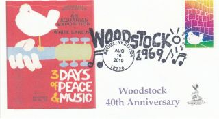 Woodstock 50th Anniversary First Day Cover 4 Of 4