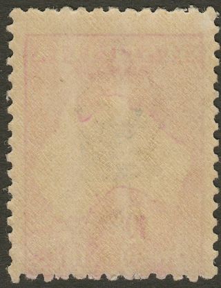 Australia 1918 KGV Roo 10sh Grey,  Bright Aniline Pink SG43a cat £500 2
