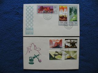 P.  R.  China 1978 Sc 1458 - 64,  2 Complete Sets Fdc