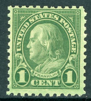Usa 1923 Franklin 1¢ Perf 10 Rotary Scott 581 J247