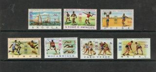 Portugal Africa/macao/macau Timor (1972 Olympic Games) Mnh Cat.  Val.  € 18