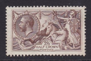 Gb.  Kgv.  Sg 413a,  2/6 Olive Brown,  1918,  B.  W & Co.  Mounted.