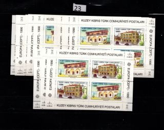 / Northern Cyprus - Mnh - Europa Cept 1990 - Architecture - Cars - 13 Sheets