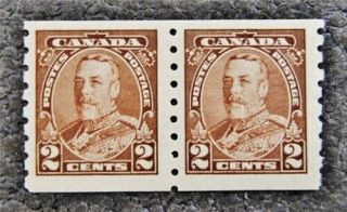 Nystamps Canada Stamp 229 Og H $42 Pair