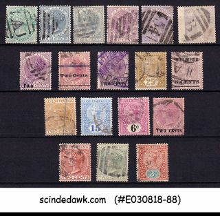 Ceylon - 1960 - 90 Selected Qv Stamps - 14v -