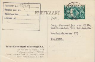 631) Nederland 6 Ct Zomer 1949 On Card Nvph 515 - Enkelfrankering 515 Scouting