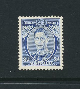Australia 1937,  Gv1 3d Die 1a,  Mnh Sg 168b Cat£150 $199 (see Below)