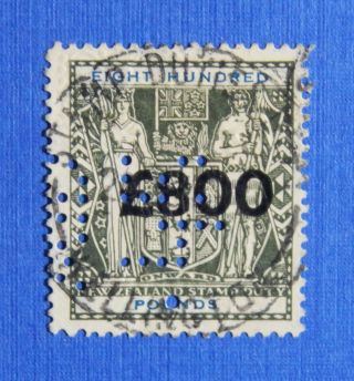 1939 - 40 800l Zealand Stamp Duty Revenue Barefoot 378 Cs34572