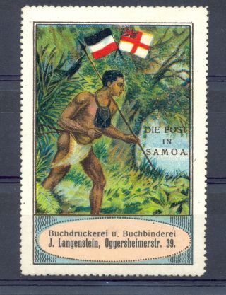Poster Stamps - Horses Horse Pferd - 1 St.  Postman Samoa - Vf - - @729
