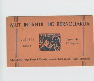 Spain: 1937 Civil War Booklet