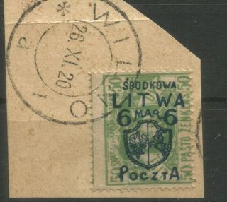 Poland,  Central Lithuania,  Fi:8,  Signed Kalawski