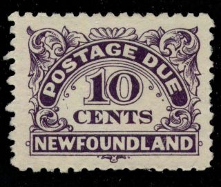 Newfoundland J6 Sg D6 Mh Vf 10c Postage Due [n2512] Cv=$10.  00