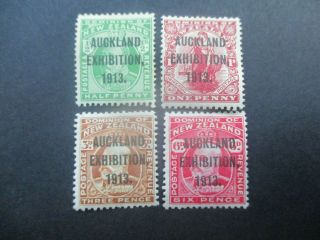 Zealand Stamps: Overprint Set Of 4 (f217)