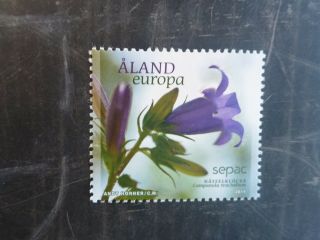 2014 Aland,  Finland Sepac Flowers Bluebell Stamp Mnh