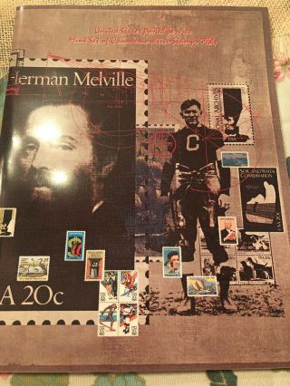 Usps Us Stamp 1984 Commemorative Souvenir Set Mnh Set In Mini Album