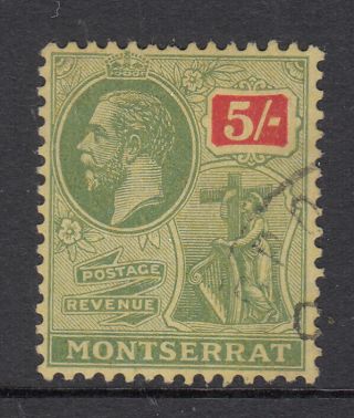 Montserrat 1922 - 29 Kgv 5/ - Sg 83 Cv £65