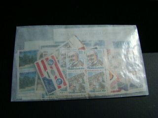 $50.  00 Face Value All U.  S.  Usable Postage Lot Airmails