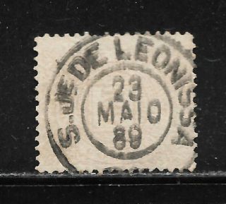 (40480) Brazil Empire Stamps Fantastic Cancel SÃo JosÉ De Leonissa