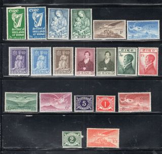 Eire Ireland Europe Stamps Hinged Lot 574