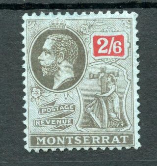 Montserrat 1916 - 22 2/6 Sg58 Fine Mm