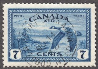 Canada: C9 7c Goose Airmail,  No14/50 Goose Airport Labrador/nfld Scarce Cds Vfu