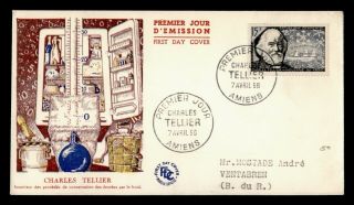 Dr Who 1956 France Charles Tellier Fdc C130229