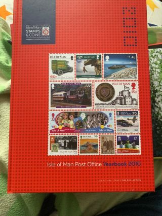 Isle Of Man Post Office Year Book 2010 Ltd Edition 560 Of 1000 With Stamps