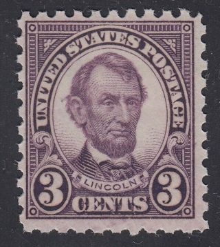 Tdstamps: Us Stamps Scott 584 3c Lincoln Nh Og