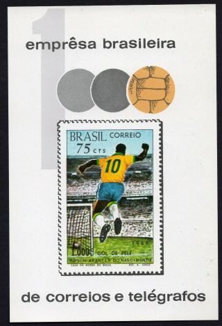 Brazil 1970 Block Of Stamp Mi 26 Mnh Cv=10euro