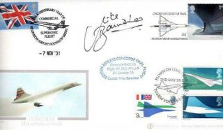 25th Aniv Commercilalsupersonic Flight 2 - 5 - 02 Signed Mike Bannister F4