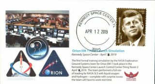 2019 Orion Em - 1 First Launch Simulation Training Kennedy Space Center 12 April