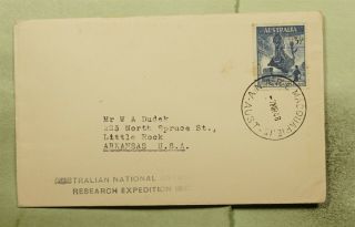 Dr Who 1948 Australia Macquarie Island Antarctic Expedition To Usa E50855