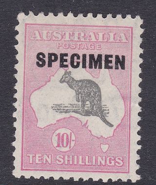Australia ^^^^1932 127 Rarer Mnh 10/.  " Specimen " $2000.  00@lar5315aust
