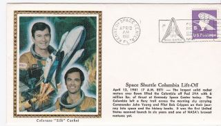 Space Shuttle Columbia Lift - Off Kennedy Space Center Fl Apr 12 1981 Colorano Sil