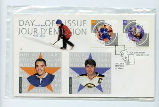 Canada Fdc 1971 A - F Nhl All Stars Po Pack 3 Covers 2003 73 - 5