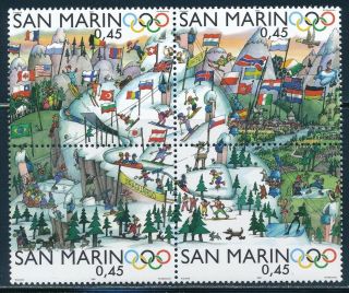 San Marino - Turin Olympic Games Sports Stamps Set (2006)