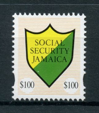 Jamaica 2018 Mnh Social Security $100 R/p 1v Set Stamps