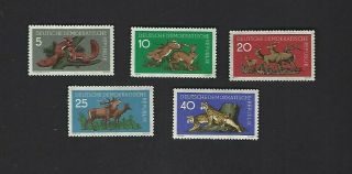 Germany Ddr Sc 471 - 5 (1959) Complete Mnh
