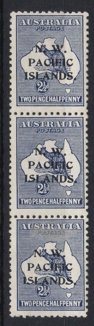 Png260) Guinea Nwpi 1915 - 16,  2½d Indigo Kangaroo 1st Wmk Sg 74,  ‘a,  B,  C’