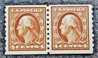 Nystamps Us Stamp 395 Og H $120 Washington