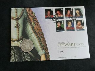 Gb 2010 House Of Stewart - James V1 Prestige Silver Medal First Day Cover