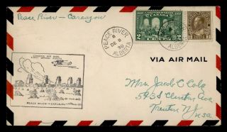 Dr Who 1930 Canada Peace River To Carcajou First Flight Air Mail C131207