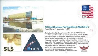 2018 Sls Liquid Hydrogen Fuel Tank Shipment To Marshall Sfc 14 December