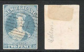 Zealand 1857 - 61 Ffq/chalon Imperf 2d No Wmk Richardson (jf) Cp A2b,  Cv $500