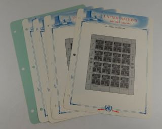 White Ace United Nations Human Rights Day 1983 Historical Stamp Album 2