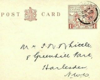 Gb Cover Postal Stationery British Empire Exhibition 1924 {samwells - Covers} Cv26