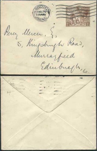 Ep66 Kgv 1924 Wembley 1 1/2d Envelope